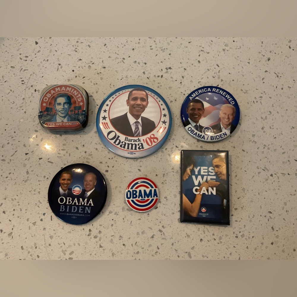 Obama presidential pins